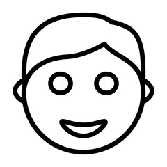 Emoji Vector Line Icon Design