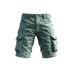 Men's Sage Green Cargo Shorts - Stylish and Functional Summer Apparel