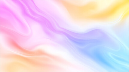 Obraz premium A soft pastel-colored abstract background with fluid swirling hues of pink, blue, and white. The dreamy effect is perfect for creative and elegant designs.