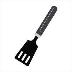 Kitchen Spatula Design Isolated on White Background