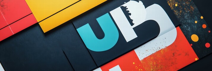 Creative graphic layouts showcase vibrant designs for promotional flyers and marketing materials