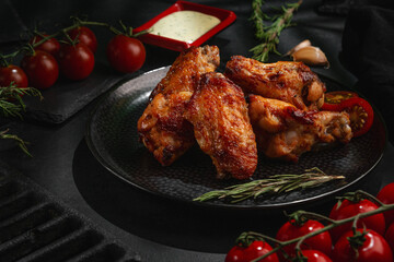 Crispy Baked Chicken Wings with Herbs
