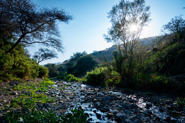 mountain river in the mountains from Taif, Saudi Arabia