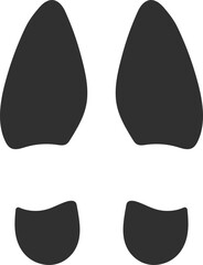 Imprints of footwear symbolizing a journey, progress, or leaving a mark, ideal for concepts related to movement, direction, and personal growth