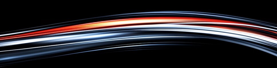 Abstract Red and Blue Light Trails Dynamic Swirling Energy Motion Background