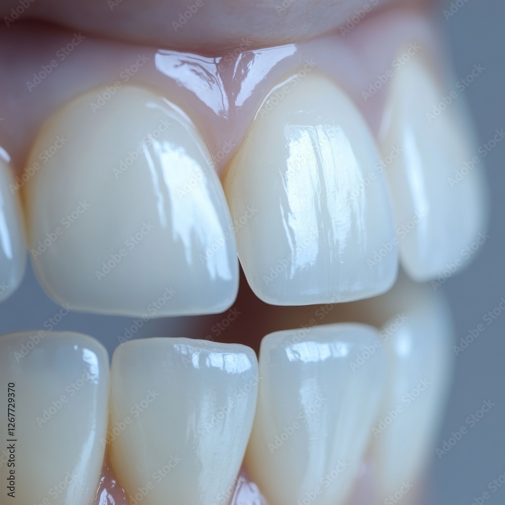 Poster enhance your smile with effective whitening techniques for brighter teeth. generative ai