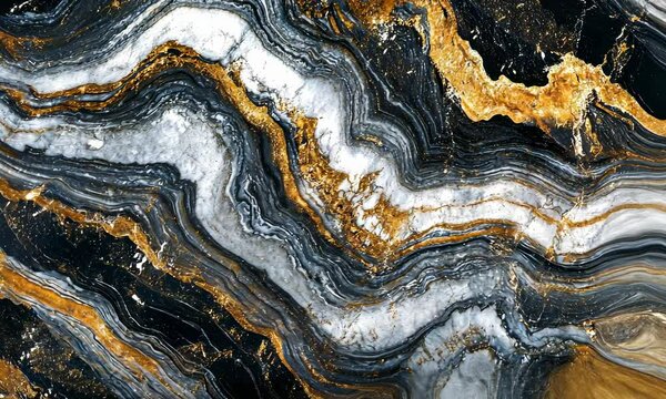 elegant marble background with white and gold veining, polished surface, and luxurious design modern sophistication