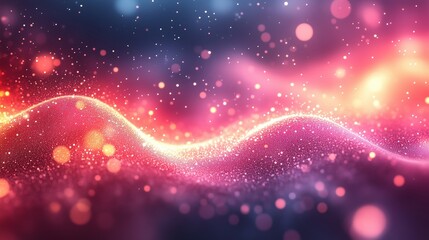 Obraz premium Star River Wave Light Dream Journey