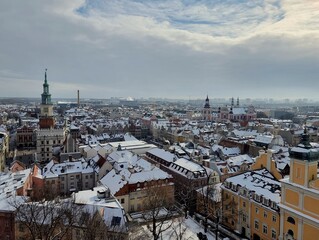 Obraz premium Poznań is a city on the River Warta in west Poland, within the Greater Poland region. The city is an important cultural and business center and one of Poland's most populous regions with many regional