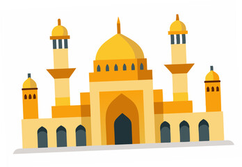 taj mahal vector illustration