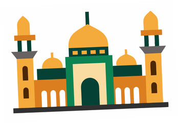 taj mahal vector illustration
