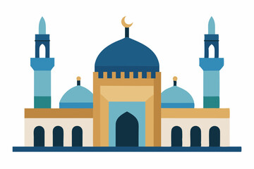taj mahal vector illustration