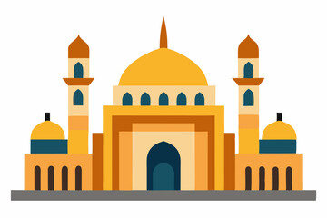 taj mahal vector illustration