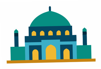taj mahal vector illustration