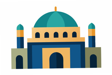 taj mahal vector illustration