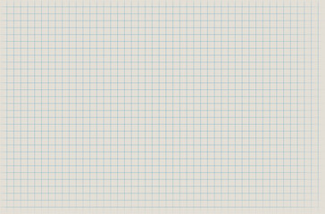 Blank notebook sheet with grid