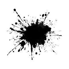 black ink splat