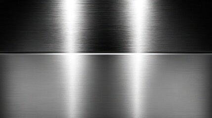 Abstract Metallic Texture: Brushed Steel Background