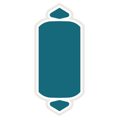 Arabesque Rectangular Window Frame