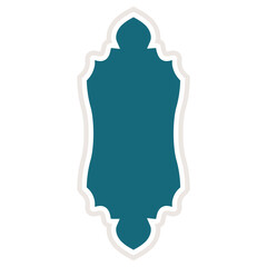 Arabesque Rectangular Window Frame