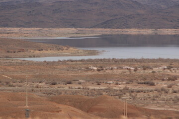 Barrage El Mansour Eddahbi, Ouarzazate Lake in Morocco