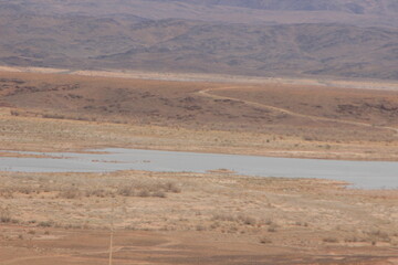 Barrage El Mansour Eddahbi, Ouarzazate Lake in Morocco