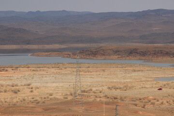 Barrage El Mansour Eddahbi, Ouarzazate Lake in Morocco