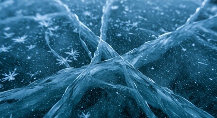 frosty natural background