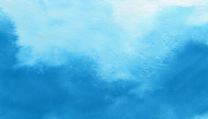 soft light blue creative watercolor background hand made decoration paper texture