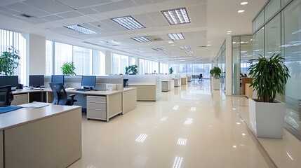 Modern Office Interior Design Bright Workspace