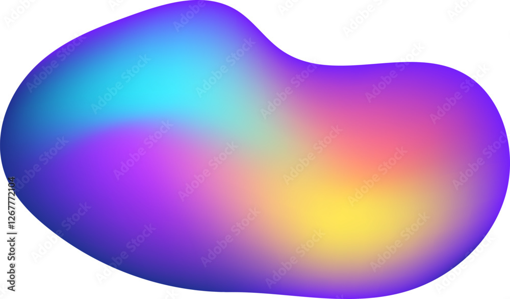 Poster smooth color transitions blend seamlessly in this abstract design, creating a vibrant and modern bac
