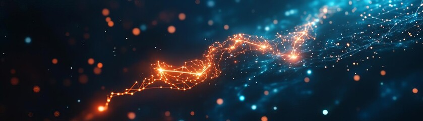 Floating holographic Capricorn constellation glowing in an AI-enhanced galaxy