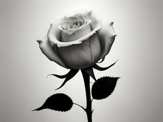 A delicate rose