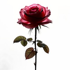 A delicate rose
