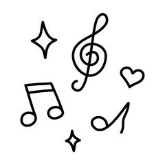 music icons set
