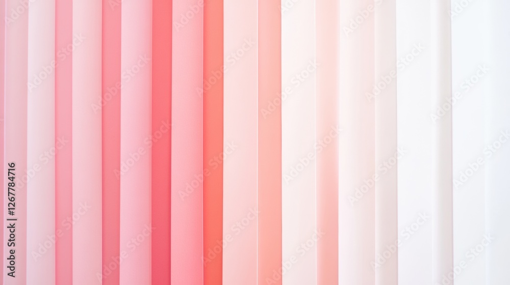 Aufkleber Soft pastel colors create a serene and calming atmosphere in a modern interior setting during daylight hours. Generative AI