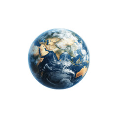 Fototapeta premium Stunning Detailed View of Planet Earth from Space, Showing Asia and the Indian Ocean