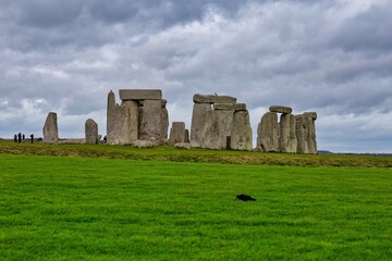 far view of Stonehenge - Salisbury - Wiltshire - united kingdom