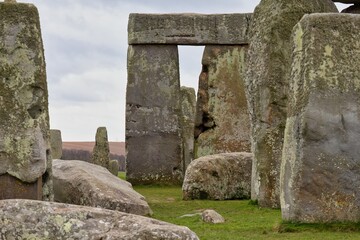 ruins of an  Stonehenge - Salisbury - Wiltshire - united kingdom
