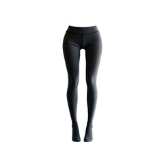 Dark Gray Women's Leggings on Mannequin Legs