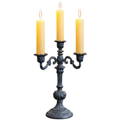 Fototapeta premium candelabra isolated on transparent background