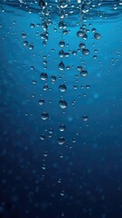 Water droplets falling from a surface to the bottom, surface, beads, texture