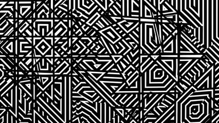 Abstract background with black and white stripes .Background in UHD format 3840x2160. 