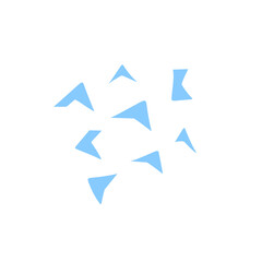 broken glass vector illustration