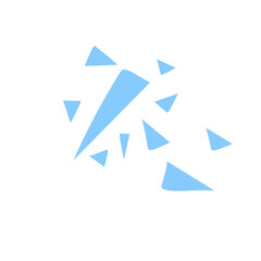 broken glass vector illustration