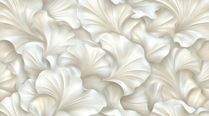 Abstract floral pattern, leaf design, background, wall decor