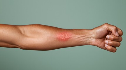 Injury treatment techniques demonstrated on an arm medical setting health content clinical environment close-up viewpoint recovery concept for effective healing