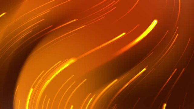 Abstract orange background with glowing lines suitable for websites, social media graphics, modern art concepts, technology, and vibrant designs.