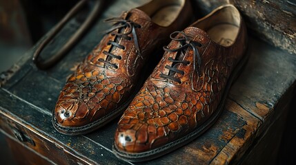 Handcrafted Leather Shoes: Vintage Style and Elegance
