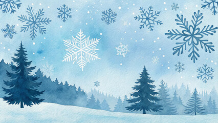 winter forest background